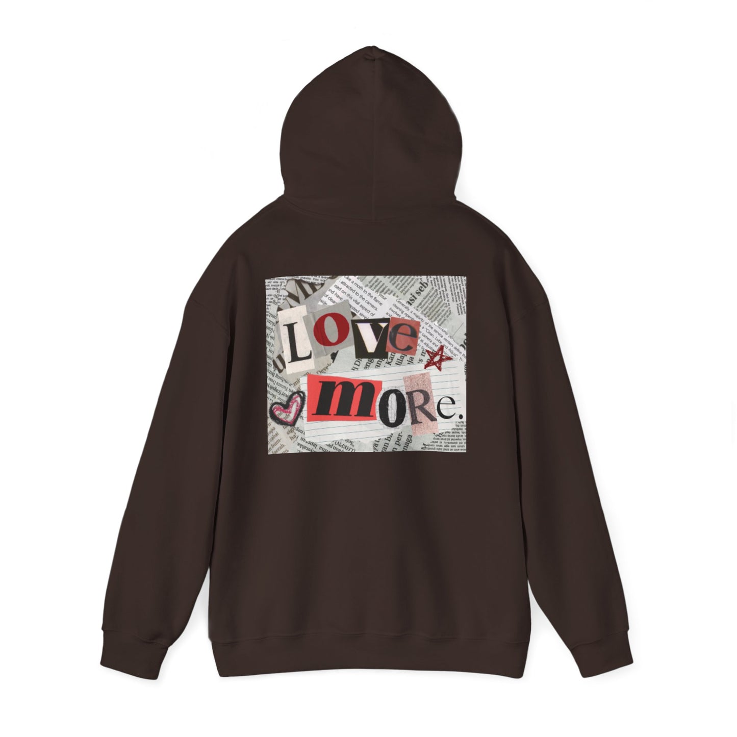 Love More Hoodie - Unisex Heavy Blend Sweatshirt, Cozy Layering, Gift for Friends, Casual Streetwear, Love-Themed Outfit