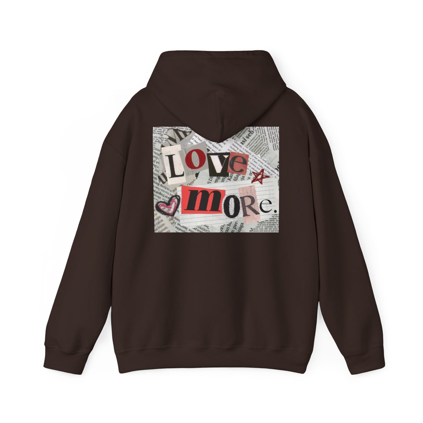 Love More Hoodie - Unisex Heavy Blend Sweatshirt, Cozy Layering, Gift for Friends, Casual Streetwear, Love-Themed Outfit
