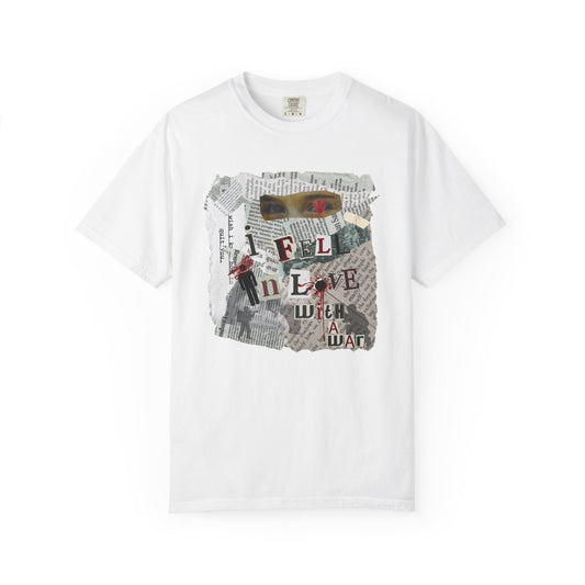 T-Shirt Mitski 'A Pearl' Lyrical Design Unisex Garment-Dyed