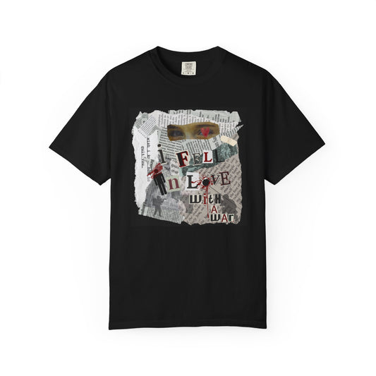 T-Shirt Mitski 'A Pearl' Lyrical Design Unisex Garment-Dyed