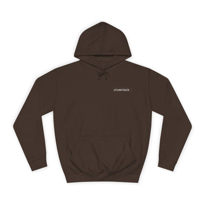 College Hoodie "I'm Right Where I Want To Be"