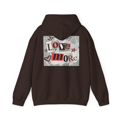 Love More Hoodie - Unisex Heavy Blend Sweatshirt, Cozy Layering, Gift for Friends, Casual Streetwear, Love-Themed Outfit