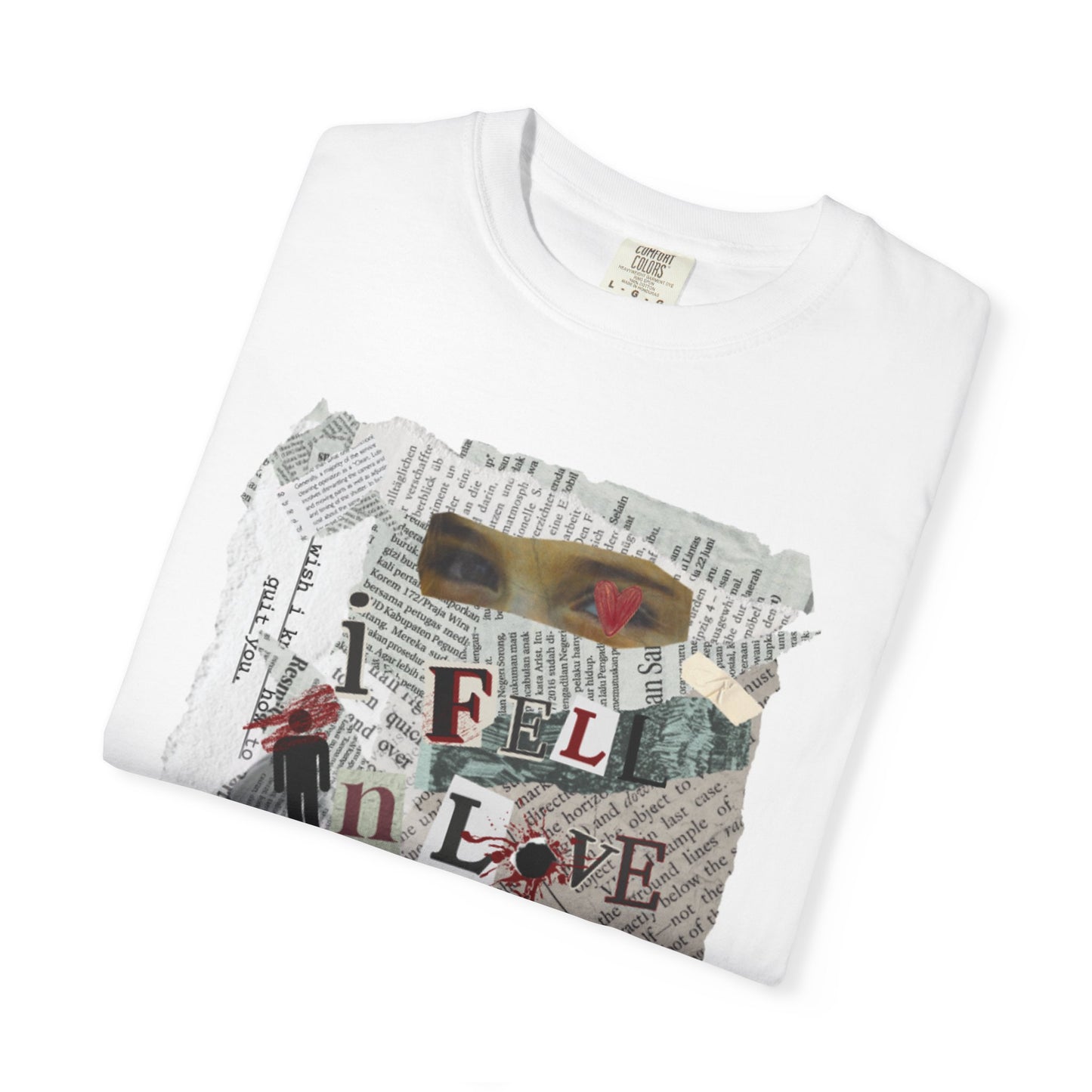 T-Shirt Mitski 'A Pearl' Lyrical Design Unisex Garment-Dyed